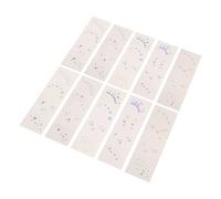 Ciieeo Pegatinas de Tatuajes Temporales Holográficas para Maquillaje de Ojos, Resistentes al Agua, Purpurina Brillante, 10 Unidades para Festivales, Conciertos y Arte Corporal Facial