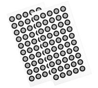 Ciieeo Pegatinas Reflectantes para Escáner 3D Película Pet Negra, Buena Identificación y Estructura Simple, 2 Hojas 50 Puntos Metrología y Ingeniería Inversa