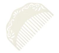 Ciieeo Peine Lateral de Resina Estilo Antiguo Chino Color Marfil Accesorio Elegante y Decorativo que No Daña el Cabello, Adecuado para Peinar y Complementar Tu Look para Mujer
