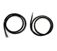 Ciieeo Pelo de Caballo Negro Accesorios Seguros y Resistentes 2 Paquetes para Reparación de Cerdas de Viola Suministros Portátiles para Instrumentos de Cuerda