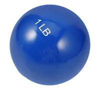 Ciieeo Pelota de Arena Peso 1 LB para Yoga y Pilates Bola de Entrenamiento Suave de PVC Azul Balón Pesado Portátil para Ejercicios de Fuerza Casa