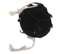 Ciieeo Pelota Dispensadora para Caballos Negra de Tejido Mecanismo de Recompensa de Zanahoria y Regulación de Hábitos Alimenticios para Pastoreo y Entrenamiento