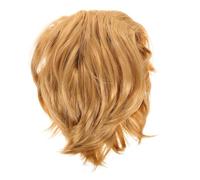 Ciieeo Peluca Rubia Corta para Hombre, Cabello Sintético Ligero y Realista, Disfraz Divertido para Cosplay, Halloween y Fiestas, Peluca de Cosplay Peinado Corto para Uso Diario