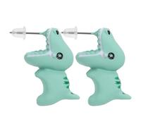 Ciieeo Pendientes de Dinosaurio Animal, Accesorios Creativos para Oídos, Estilo Trendy y Fashion, Cadena Colgante, Ideales para Cumpleaños y Navidad, para Hijas y Invitadas Especiales