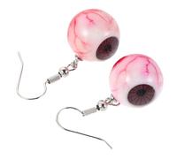 Ciieeo Pendientes Espeluznantes de Halloween Forma de Globo Ocular Joyas Divertidas para Mujer Accesorios de Fiesta de Terror para Disfraces de Fiesta