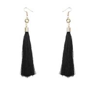 Ciieeo Pendientes Largos de Mujer Borlas Vintage, Aleación Atractiva y Diseño Literario, Ideales para Compras y Estilo de Moda