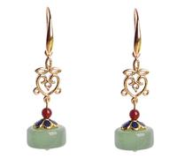 Ciieeo Pendientes Retro Elegantes para Mujer, Accesorio Decorativo de Aleación Ligera y Material Seguro, Ideales para Banquetes y Sesiones de Fotos Color Aleatorio