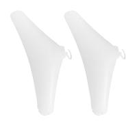 Ciieeo Perchas Portátiles Inflables para Ropa de Viaje 2 Piezas, Plegables, Plásticas, Tamaño 20x44.5 Cm, Blancas, Organizador Compacto para Secar Ropa en Hoteles, Cruceros y Vacaciones