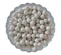 Ciieeo Piedra de Vapor Cerámica Resistente al Calor 500g para Hornear Tartas y Pasteles con Bolsa de Tela de Color Claro, Molde para Repostería Profesional y Uso Doméstico