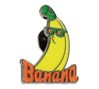 Ciieeo Pin de Solapa Esmaltado de Aleación Forma de Plátano Broche Metálico Ligero para Mochila y Chaqueta Accesorio Divertido de Frutas para Estudiantes Juego de Pines Decorativos