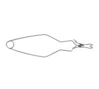 Ciieeo Pinza de Crisol Larga de Acero Inoxidable para Fundición de Oro y Plata, Abrazadera para Horno de Propano, Herramienta Profesional para Laboratorio y Joyería, Alicates Resistentes