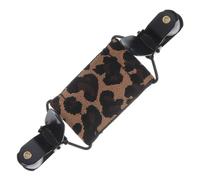 Ciieeo Pinza Elástica para Cárdigan Mujer, Clip Decorativo para Chal y Bufanda, Diseño Amarillo Leopardo, Accesorio para Prendas y Vestidos, Suministro para Mujer, Broche Anti-deslizante