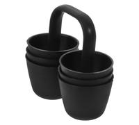 Ciieeo Pinza Nasal para Natación de Silicona Negra, Ligera y Cómoda, Resistente Deformación, Adecuado para Nadadores Adultos en Competición y Aventuras en Aguas Abiertas