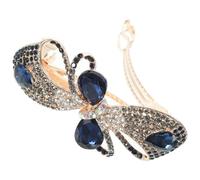 Ciieeo Pinzas Pelo Gemas de Imitación para Mujeres, Metal y Cristal, No se Rompen ni Desvanecen, Accesorios de Boda para Banquetes y Citas