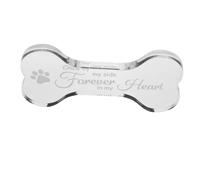 Ciieeo Placa Conmemorativa Forma de para Jardín Memorial para Mascotas Duradero con para Perros Fallecidos para Dueños Que Lloran la Pérdida de Su Mascota