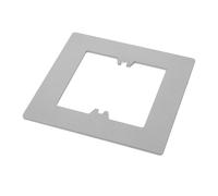 Ciieeo Placa de Pared Decorativa Gris para Enchufe de 1 Módulo Tipo 86, Cubierta Espaciadora Resistente al Agua para Reparación de Huecos y Acabado Pulido en Mejoras del Hogar