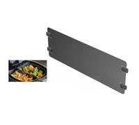 Ciieeo Placa para Hornear Negra de Metal para Freidora de Aire Función de Separación de Alimentos, Resistente y No Se Deforma, Adecuado para Cenas Sociales y Parques