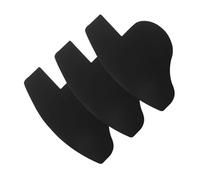 Ciieeo Plantillas para Barba de Hombre 3piezas en Pvc Negro Herramienta para Diseño Fácil de Línea Capilar y Uso Manos Libres Spray de Fibra Capilar