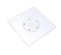 Ciieeo Plato Giratorio Acrílico Transparente para Pasteles Bandera Giratoria Fácil de Limpiar, Estable para Tartas para Decorar Tartas y Cupcakes, para Repostería y Pastelería
