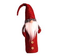 Ciieeo Porta Botellas De Vino Rojo Funda para Botella De Vino Decoración Navideña para Mesa De Fiesta Vajilla para Fiesta