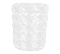 Ciieeo Porta Cosméticos Transparente Diseño de Gemas para Brochas de Maquillaje, Cubo Duradero para Guardar Pinceles y Herramientas Cosméticas en Tocadores
