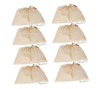 Ciieeo Prácticas Bolsas De Algodón con Cordón Bolsas De Almacenamiento Suaves Bolsas De Muselina para Alimentos Bolsas De Viaje con Cordón