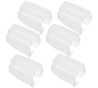 Ciieeo Protector de Aguja y Resistente al Desgaste Fácil Instalación Cubierta de Plástico Blanco Pack de 6 Unidades para Tocadiscos para Cartuchos y Agujas de Disco