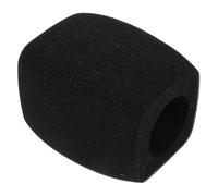 Ciieeo Protector de Micrófono de Esponja Cubierta de Micrófono Negro Reducción de Ruido Fácil Instalación Aisla el Sonido Respiración para Dj y Periodismo Móvil