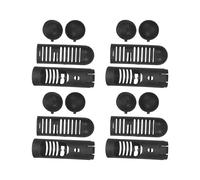 Ciieeo Protector Desmontable para Calentador de Acuario Negro de 18.5cm con Circulación Óptima de Agua y Diseño Tipo Malla para Acuarios Pequeños y Medianos, Pack de 4 Piezas