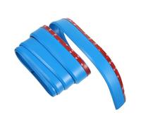 Ciieeo Protector Labio Parachoques Delantero Adhesivo Goma Carbono Azul Protección Anticolisión Coche Automóvil Exterior Uso Diario