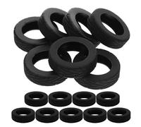 Ciieeo Protectores de Ruedas de Maleta de Silicona, 16 Piezas, Negro, Cubiertas Suaves para Ruedas giratorias, reducción de Ruido y protección contra daños para Viajes de Ocio
