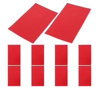 Ciieeo Protectores de Suelas de Zapatos Tacón Alto 10 Piezas Silicona Roja Antideslizante y Reducción de Ruido para Tacones Cortables Uso Diario Cómodo