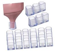 Ciieeo Protectores de Talón para Zapatos de Tacón Elevado de PVC, 12 Pares Diseño Práctico y Fácil de Colocar para Proteger Tacones en Lodo y Grietas