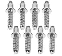 Ciieeo Puntas de Bastón de Trekking de Acero de Tungsteno 8 Piezas Antideslizantes para Senderismo y Esquí Repuestos Resistentes y Compatibles para Bastones de Montaña