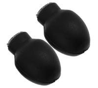 Ciieeo Puntas de Goma para Baquetas de Batería Negras, 1 Par de Amortiguadores Silenciosos de Alta Elasticidad para Práctica de Percusión, Accesorios Duraderos para Protección y