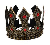 Ciieeo Real para Accesorios de Disfraz Medieval Tiara de Cumpleaños y Fiesta para Fotografía y