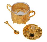 Ciieeo Recipiente Especias Tarro Cocina Bote Condimentos Azucarero Decorativo Diseño Clásico Relieve