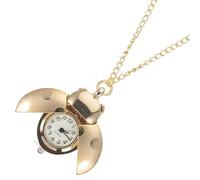 Ciieeo Reloj de Bolsillo Vintage Diseño Creativo de Escarabajo, Aleación de Zinc Dorada, Cuarzo Preciso, Decoración Práctica para Tu Familia y Seres Queridos