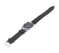 Ciieeo Reloj de Pulsera de Cuero Negro para Mujer Reloj de Cuarzo Preciso Correa Fina Diseño Casual y Minimalista Delgado Adecuado para Uso Diario y Ocasión Formal