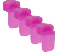 Ciieeo Reposapulgares de Silicona para Clarinete 4 Piezas, Soporte para Pulgar, Color Rosa, Almohadillas Ergonómicas para Descanso del Dedo, Accesorios para Instrumentos Musicales