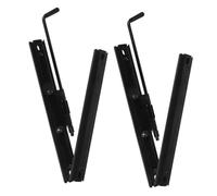 Ciieeo Riel Del Asiento Ajustable De Hierro Resistente Kit De Instalación 2 Pares Para Vehículos Uso Coches Comodidad Al Volante