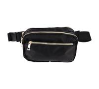 Ciieeo Riñonera Deportiva para Mujer Negra de Nailon Multifunción, Bolsa de Cintura Ligera y Portátil, Bolsillos Amplios, Adecuado para Senderismo, Ciclismo, Correr y Viajes