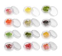Ciieeo Rodajas de Fruta Caja de 12 Colores para Decoración de Uñas Ligera y Ecológica de Arcilla Polimérica Adecuado para Nail Art y DIY