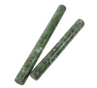 Ciieeo Rodillo de Amasar de Jade Natural 26 Cm y 21 Cm 2 Piezas, Accesorio de Cocina Antideslizante para Masa de Gyozas y Repostería, Herramienta para Hornear y Preparar Pan