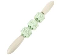 Ciieeo Rodillo de Masaje Corporal Práctico Palo de Masaje de Plástico 1 Unidad Masajeador Muscular para Pantorrillas y Cuello Color Verde Matcha para Fitness Relajación y Yoga