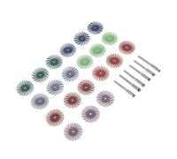 Ciieeo Rueda de Pulido Radial de Metal y Plástico con Vástago de 3mm para Lijado de Precisión y Pulido en Trabajos de Fabricación de Joyas de Ranuras