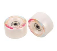 Ciieeo Ruedas LED para Patines de Doble Hilera 58 MM Poliuretano 90A Cambio de Color Juego de 2 Unidades Accesorio para Patinaje en Exteriores y Nocturno