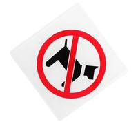 Ciieeo Señal de Prohibido Mascotas para Tienda 10x10 Cm Carteles de Aviso Comercial para Puerta Letrero de No Se Permiten Perros Entrada Negocios Uso Industrial