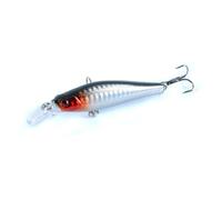 Ciieeo Señuelos de Pesca Flotantes Artificiales de Plástico 5 Piezas Resistentes y Extra Fuertes para Pesca en Ríos y Lagos, Diseño Realista y Tamaño 8 X 1.5 X 1.5 Cm Varios Estilos