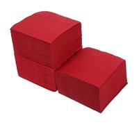 Ciieeo Servilletas de Cóctel Desechables 150 Unidades 20x20 Cm Color Vino Absorbentes para Bares Eventos Fiestas Halloween Restaurantes